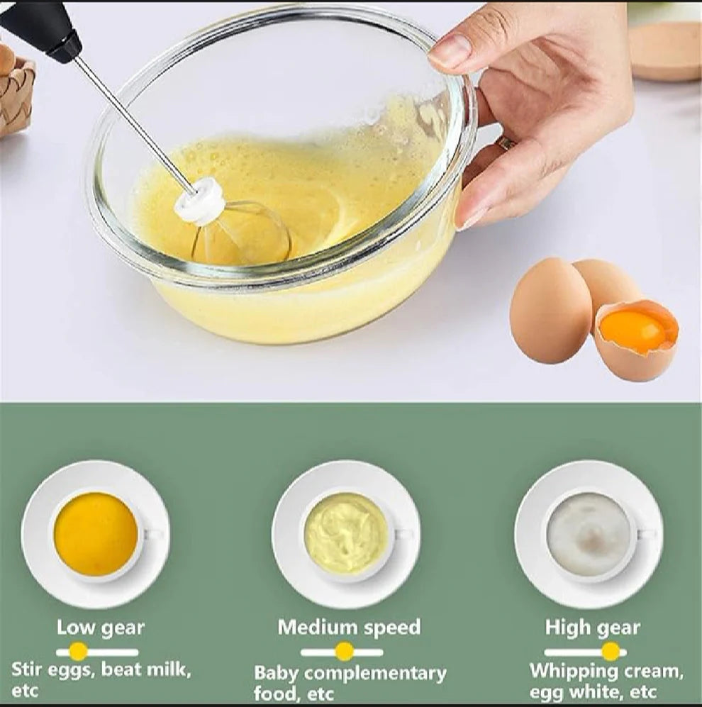 Electric Coffee Mixer Rechargeable